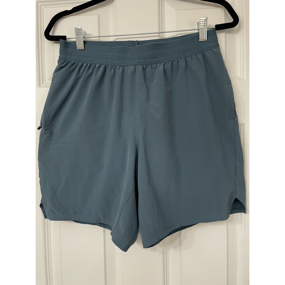 All In Motion Men's Versatility 6" Shorts Size M lined Green/blue Running Short
